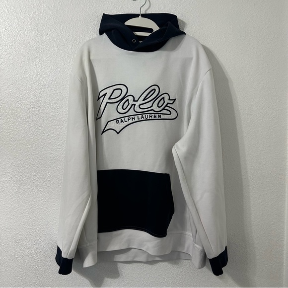 Polo Ralph Lauren Other - Polo Ralph Lauren (blue and white) Scipt hoodie